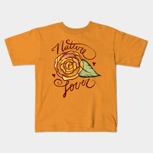 Nature Lover Flower Petal Kids T-Shirt